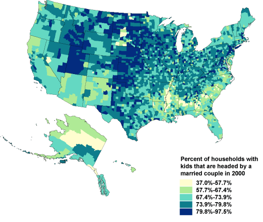 CensusScope -- Demographic Maps: Nuclear Families