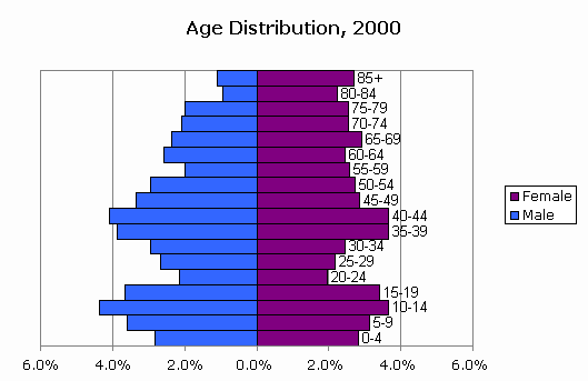 CensusScope -- Population Pyramid and Age Distribution Statistics